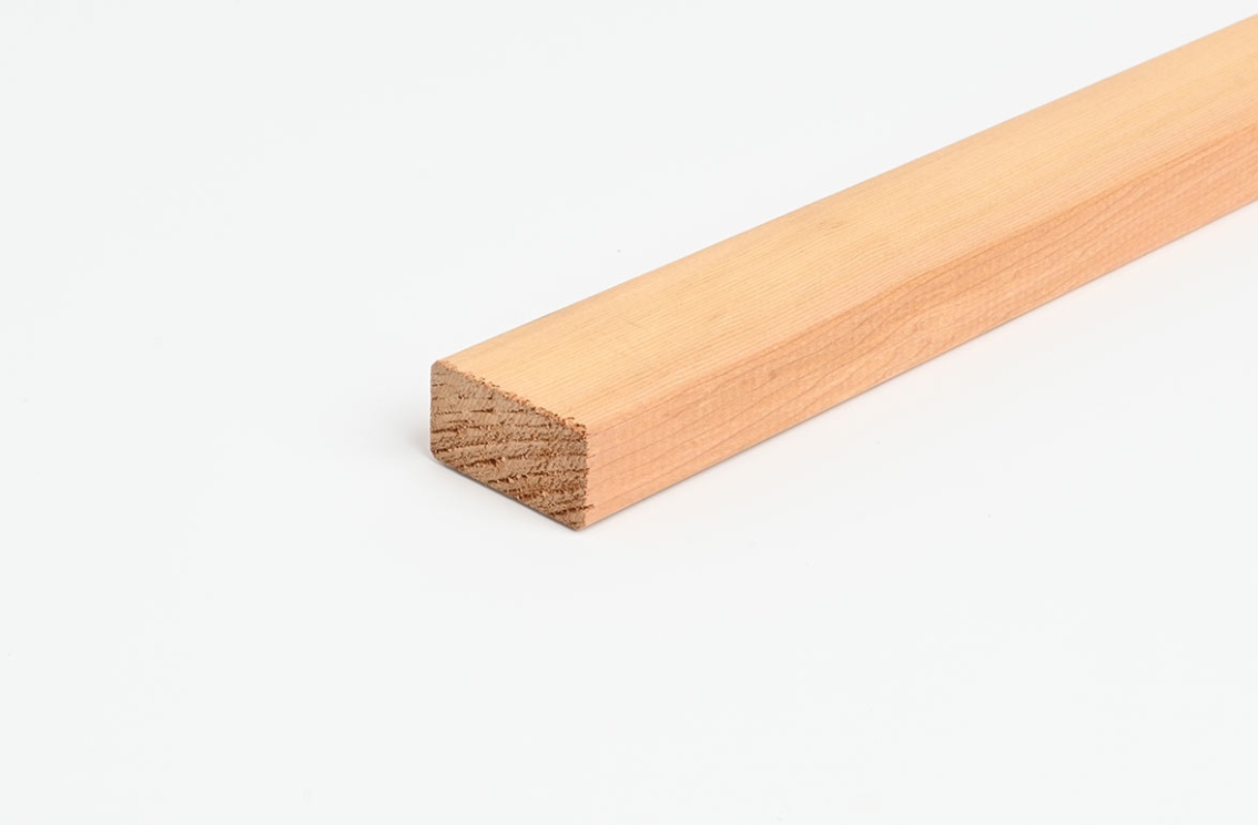 Western Red Cedar dekorativ liste, KEF A2, 100% PEFC